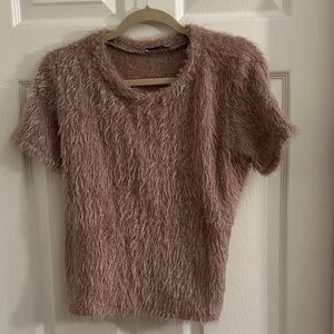 Zara Women's Fuzzy Top